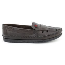 Mocassim Masculino Couro Marrom Casual Confortável... - COMPRESHOES
