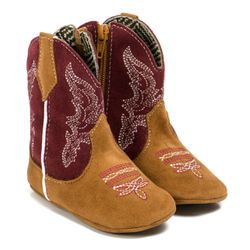 Bota Bebê Texana Bordô Kapell