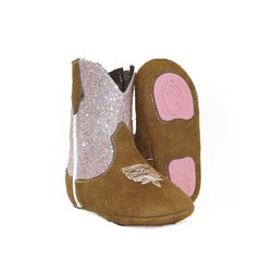 Bota Texana Bebê Rosa infantil Kapell