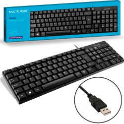 Teclado Multilaser TC193 USB e atalhos multimídia ... - Compuwest