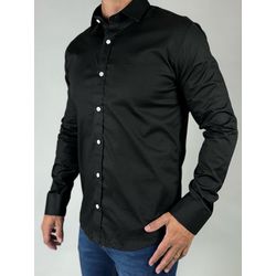 Camisa Social LCST Longa - Preto - 02562 - Conceito 62