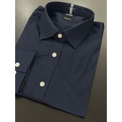Camisa Social LCST Longa - Azul Marinho - 02565 - Conceito 62
