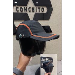 Boné Lcst - Preto/Laranjado - 02841 - Conceito 62