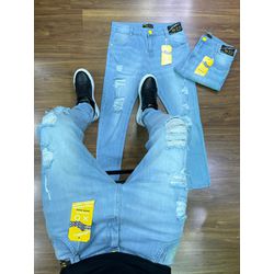 Calça Jeans Jogador Brown - 02725 - Conceito 62