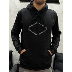 Blusão Moletom CK - Preto - 02755 - Conceito 62