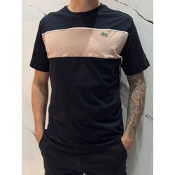 Camiseta Peruana Lcst - Preto/Bege - 02325 - Conceito 62