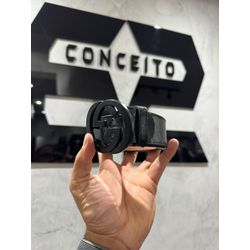 Cinto Gucci - Preto - 02315 - Conceito 62