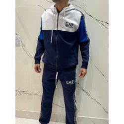 Conjunto Moletom EA7 - Azul/Azul - 02635 - Conceito 62