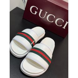 Chinelo Slide Gucci - Branco - 02169 - Conceito 62