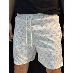 Short Griffe LV - Branco - 02606 - Conceito 62