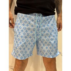 Short Griffe LV - Azul - 02608 - Conceito 62