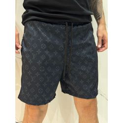 Short Griffe LV - Preto - 02605 - Conceito 62