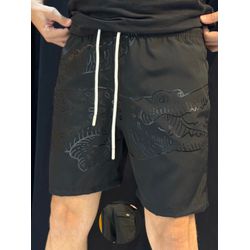 Short Griffe LCST - Preto/Preto - 02356 - Conceito 62