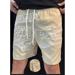 Short Griffe LCST - Bege - 02357 - Conceito 62