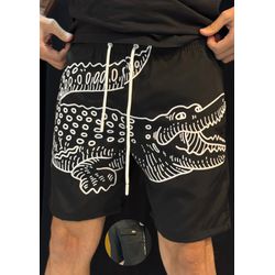 Short Griffe LCST - Preto/Branco - 02359 - Conceito 62