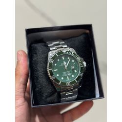 Relógio Rolex - Cinza/Verde - 02334 - Conceito 62