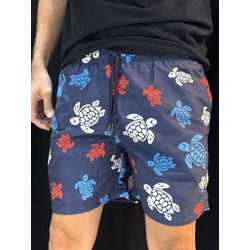 Short Ultra Griffe Villa - Azul/Est - 02883 - Conceito 62