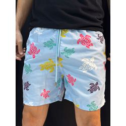 Short Ultra Griffe Villa - Azul/Est - 02884 - Conceito 62