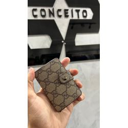 Porta Cartão Gucci Bege Chines - 00418 - Conceito 62