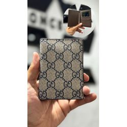 Porta Cartão Gucci Cinza Chines - 00419 - Conceito 62