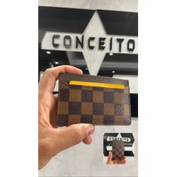Porta Cartão LV Marrom Simples - 00436 - Conceito 62