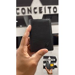 Porta Cartão Lv Preto Chines - 00429 - Conceito 62