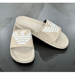 Chinelo Slide Armani Bege - 00484 - Conceito 62