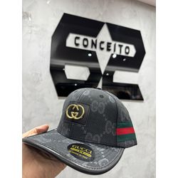 Boné Gucci Preto - 00806 - Conceito 62