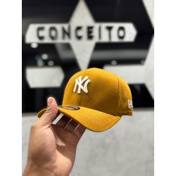 Boné New Era Mostarda/Branco - 00884 - Conceito 62