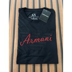 Camiseta Premium Armani Preto - 01181 - Conceito 62