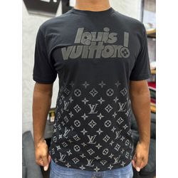 Camiseta Premium Lv Preto Degrade - 01304 - Conceito 62