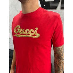 Camiseta Premium Gucci Vermelho - 01311 - Conceito 62