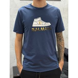 Camiseta Premium Balmain Azul - 01362 - Conceito 62