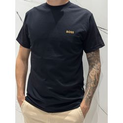 Camiseta Peruana Bss - Preto/Dourado - 02342 - Conceito 62