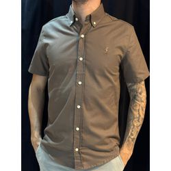 Camisa Social Ralph - Marrom - 02612 - Conceito 62