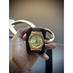 Relógio Rolex - Preto/Dourado - 03429 - Conceito 62