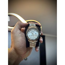 Relógio Rolex - Prata/Branco - 03436 - Conceito 62