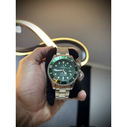 Relógio Rolex - Prata/Verde - 03437 - Conceito 62
