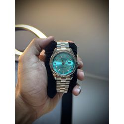 Relógio Rolex - Prata/Azul - 03442 - Conceito 62