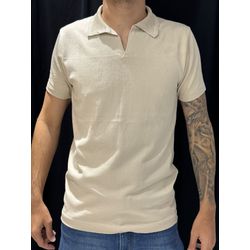 Polo Tricot Lisa - Bege - 03448 - Conceito 62