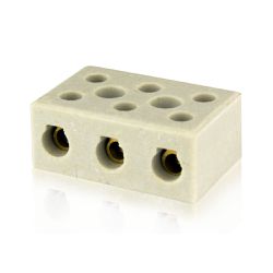 Conector De Porcelana Tripolar 10mm² - Sertãozinho Construlider