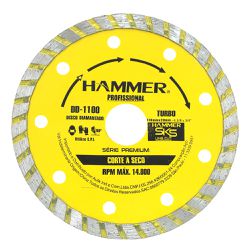 Disco de Corte Diamanado - Hammer (Três Opções) - Sertãozinho Construlider