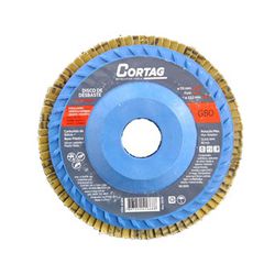 Disco de Debaste Tipo Flap 4.1/2'' 115mm G80 - Cor... - Sertãozinho Construlider