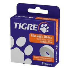 Fita Veda Rosca (Teflon) 18mm - Tigre - Sertãozinho Construlider