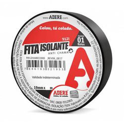 Fita Isolante 19x20m Codigo 912 - Adere - CONSTRUTINTAS