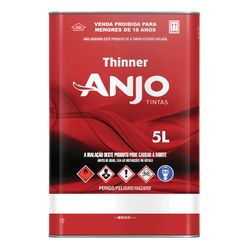 Thinner para Poliéster e PU 5000 5 Litros - Anjo - CONSTRUTINTAS