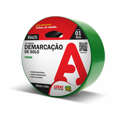 Fita para Demarcaçao Verde 50mmx15m Adesiva - Adere - CONSTRUTINTAS