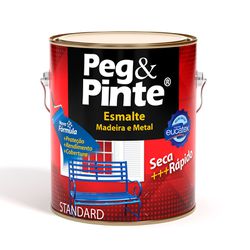 Esmalte Sintético Brilhante Standard 3,6 Litros - PEG&PINTE - EUCATEX - CONSTRUTINTAS