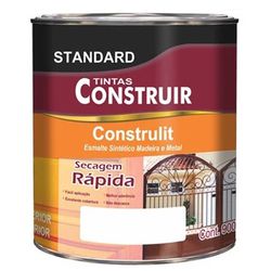 Esmalte Sintético Acetinado Branco Construir 900ml - CONSTRUTINTAS
