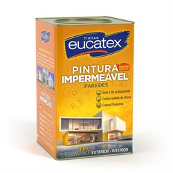 Tinta Impermeabilizante Branco Eucatex 18L - CONSTRUTINTAS